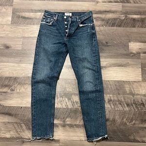 AGOLDE Jamie High Rise Classic in Blithe sz. 25